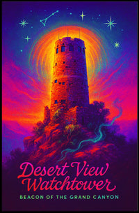 Desert View Watchtower Beacon of the Grand Canyon Poster