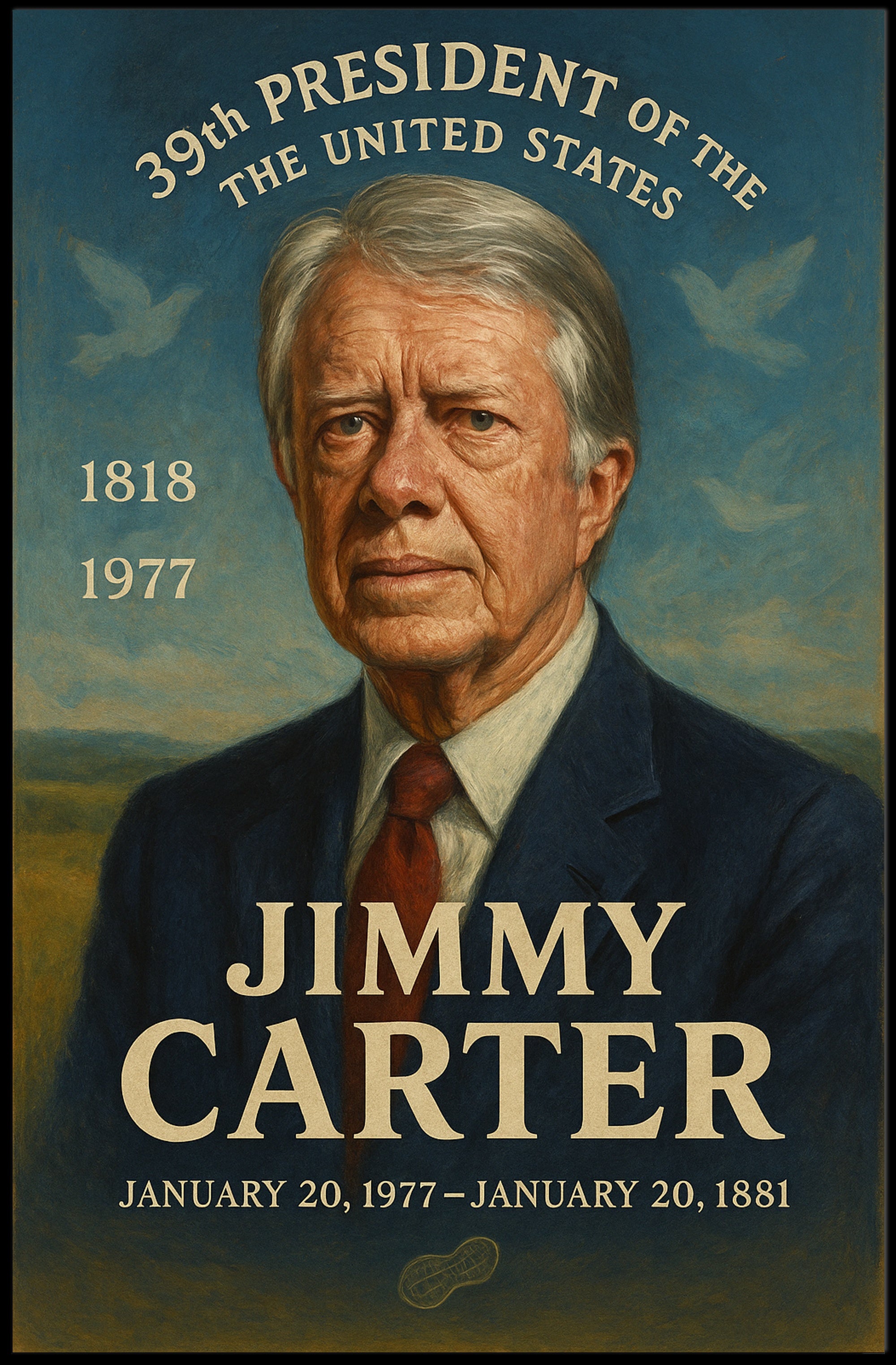 Jimmy Carter 39th President Poster