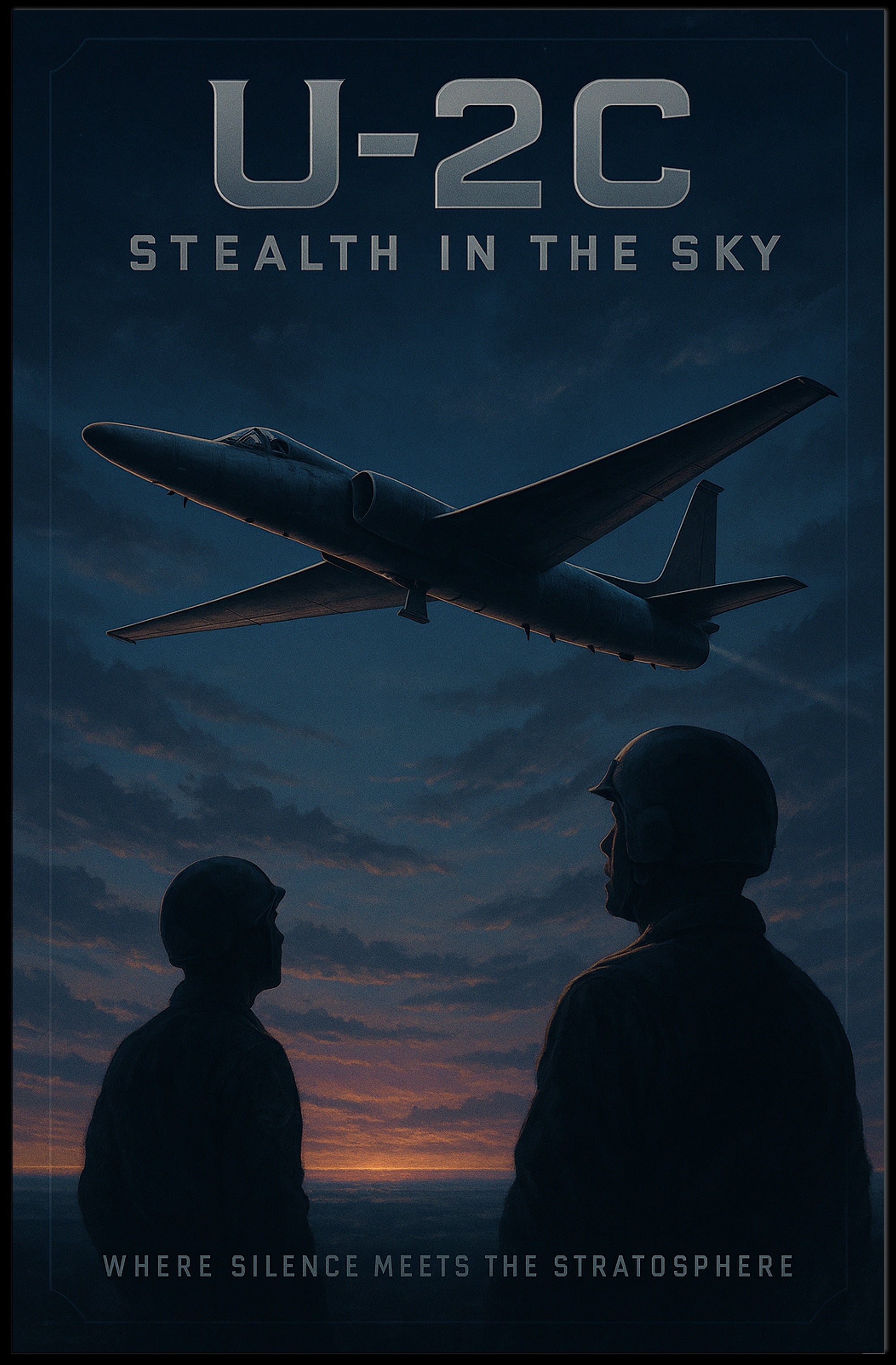 U-2C Stealth in the Sky Poster PosterGoat