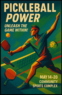 Pickleball Power Poster