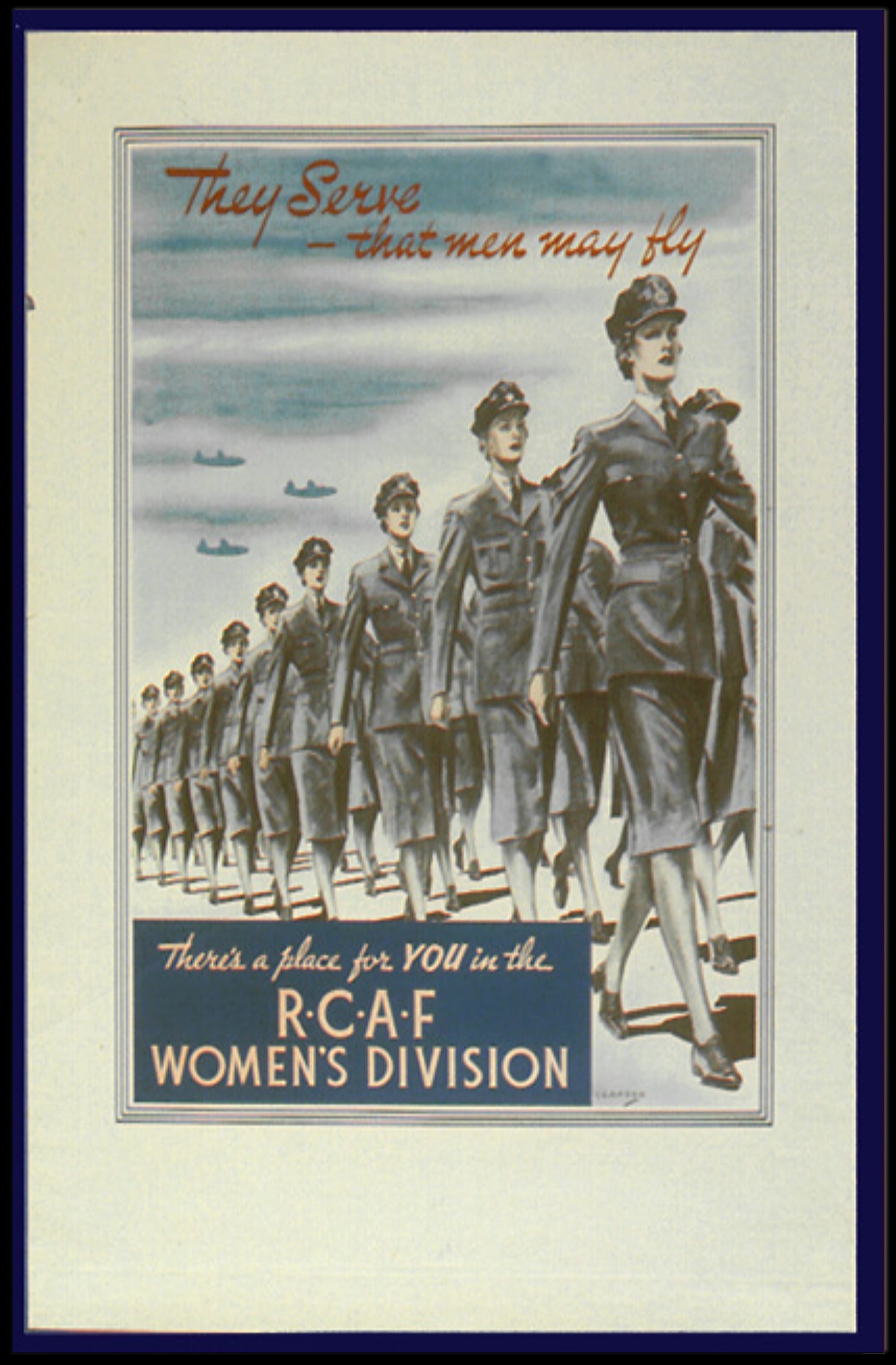 Recruitment for the R.C.A.F. Women's Division Poster PosterGoat