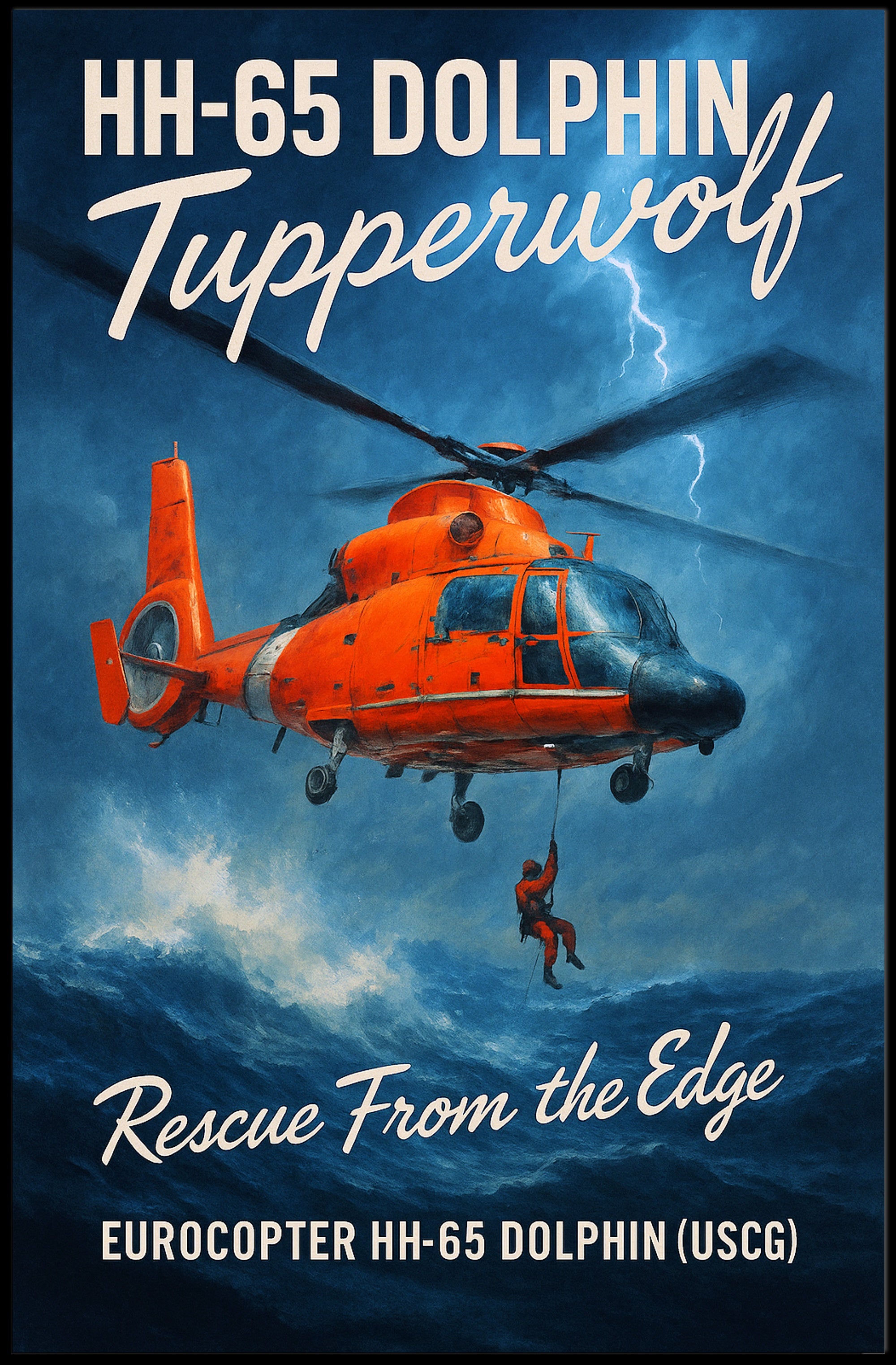 HH-65 Dolphin Rescue Poster PosterGoat