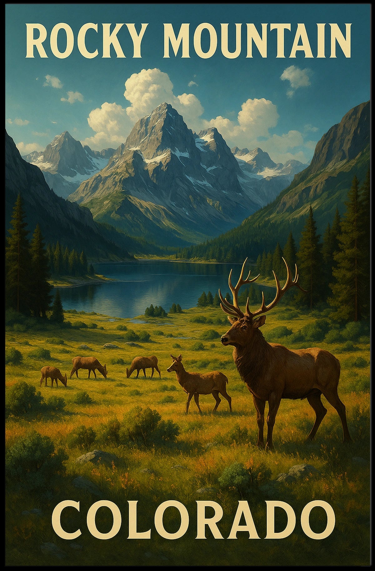Rocky Mountain Majesty Poster