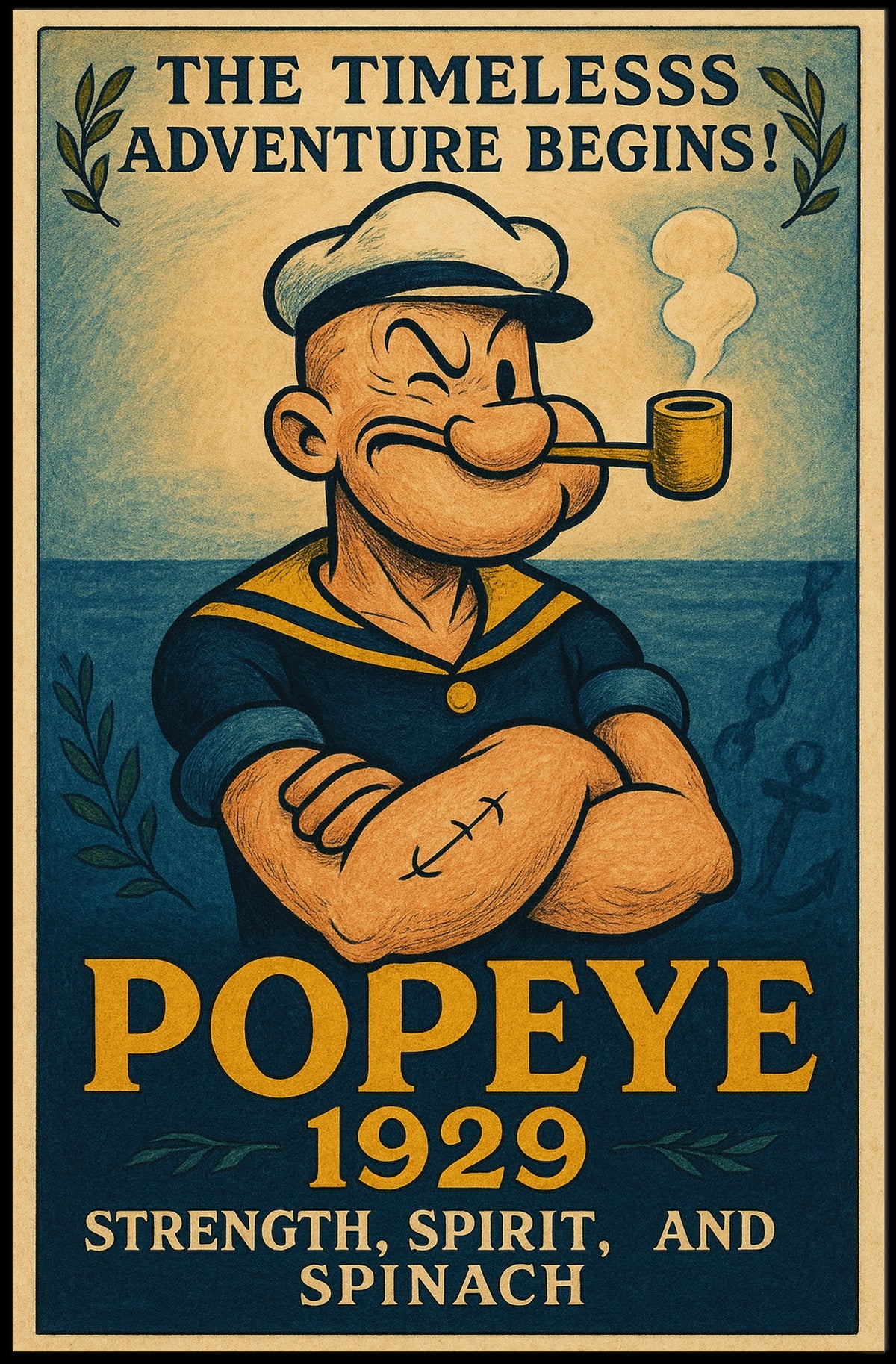 Popeye 1929 Art Poster POP-174