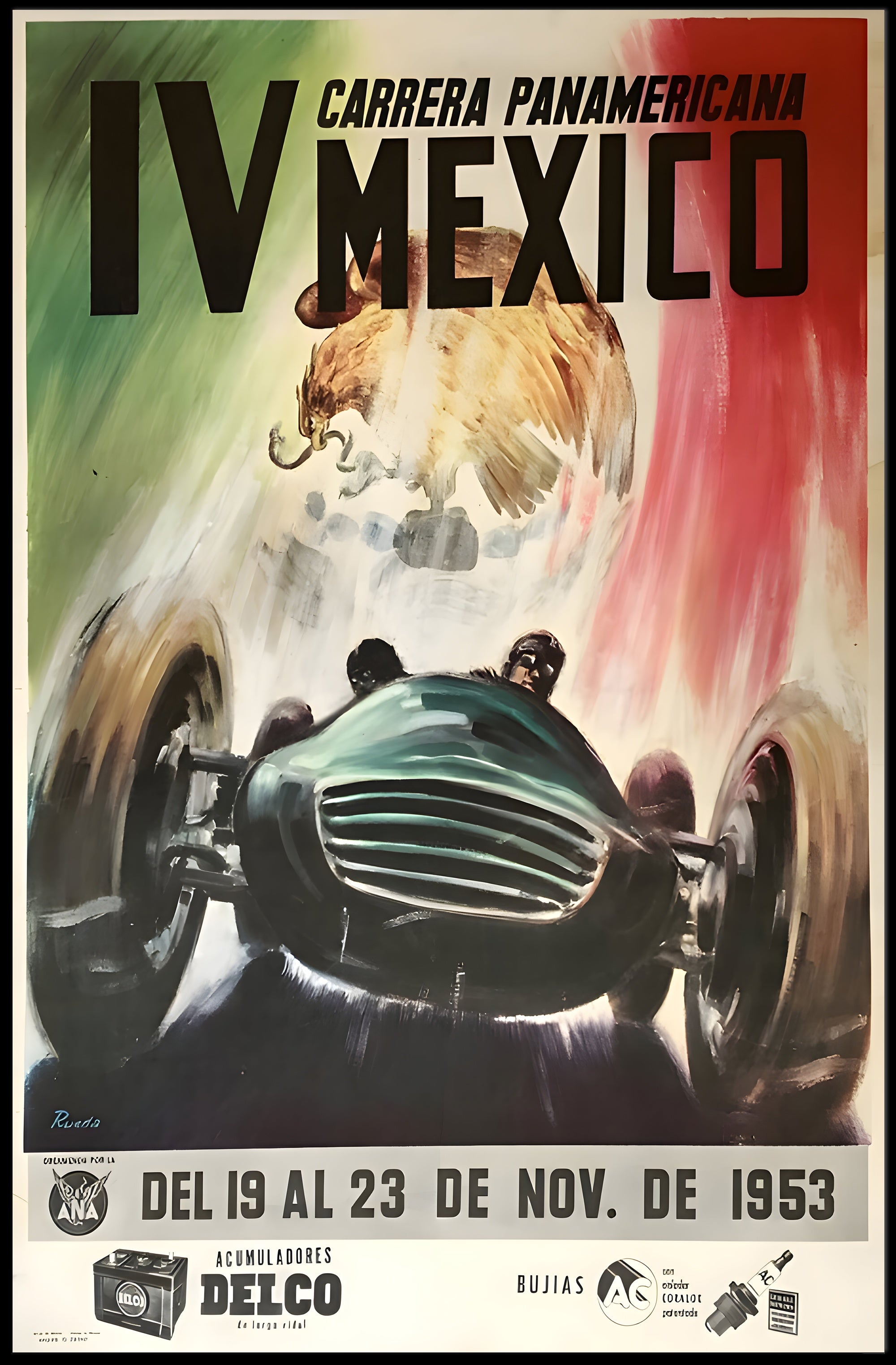 Carrera Panamericana 1953 Poster