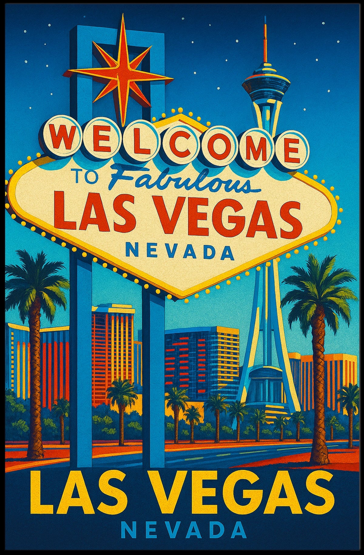 Welcome To Fabulous Las Vegas Poster