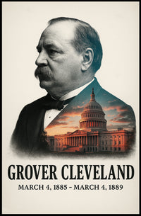 Grover Cleveland 22nd President of the United States Reflections Poster