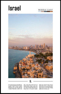 Israel's Vibrant Cityscape: A Celebratory Urban or Cityscape Poster PosterGoat