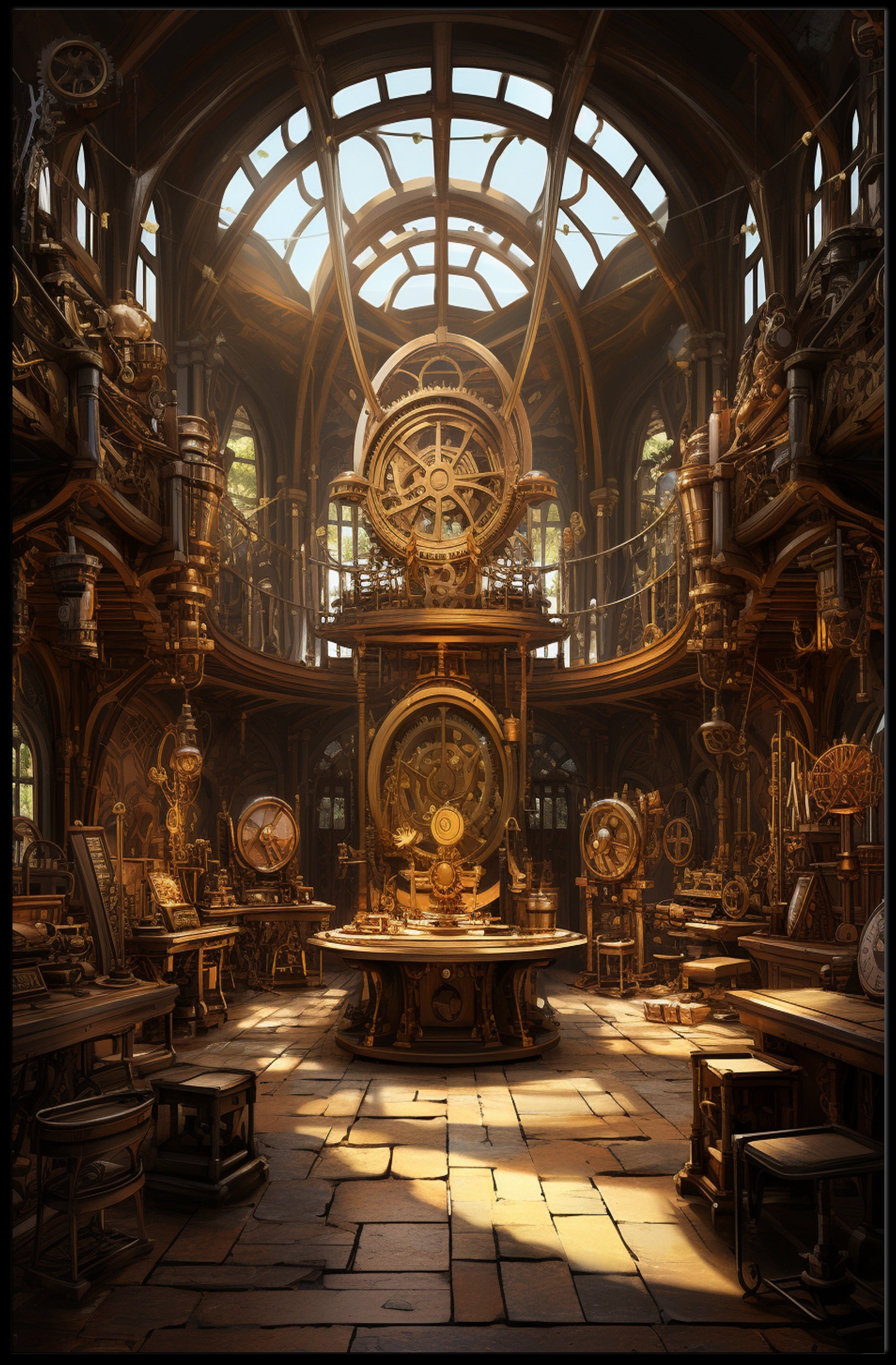 The Steampunk Observatory Poster