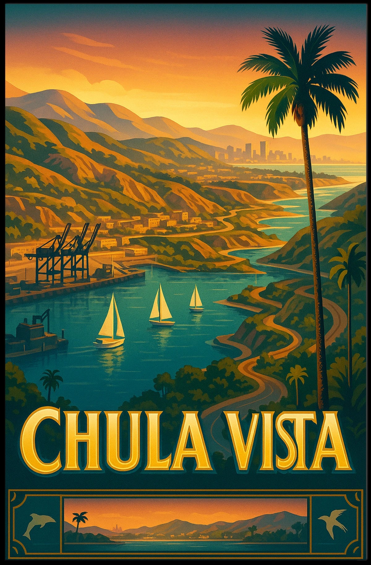 Chula Vista Scenic Poster