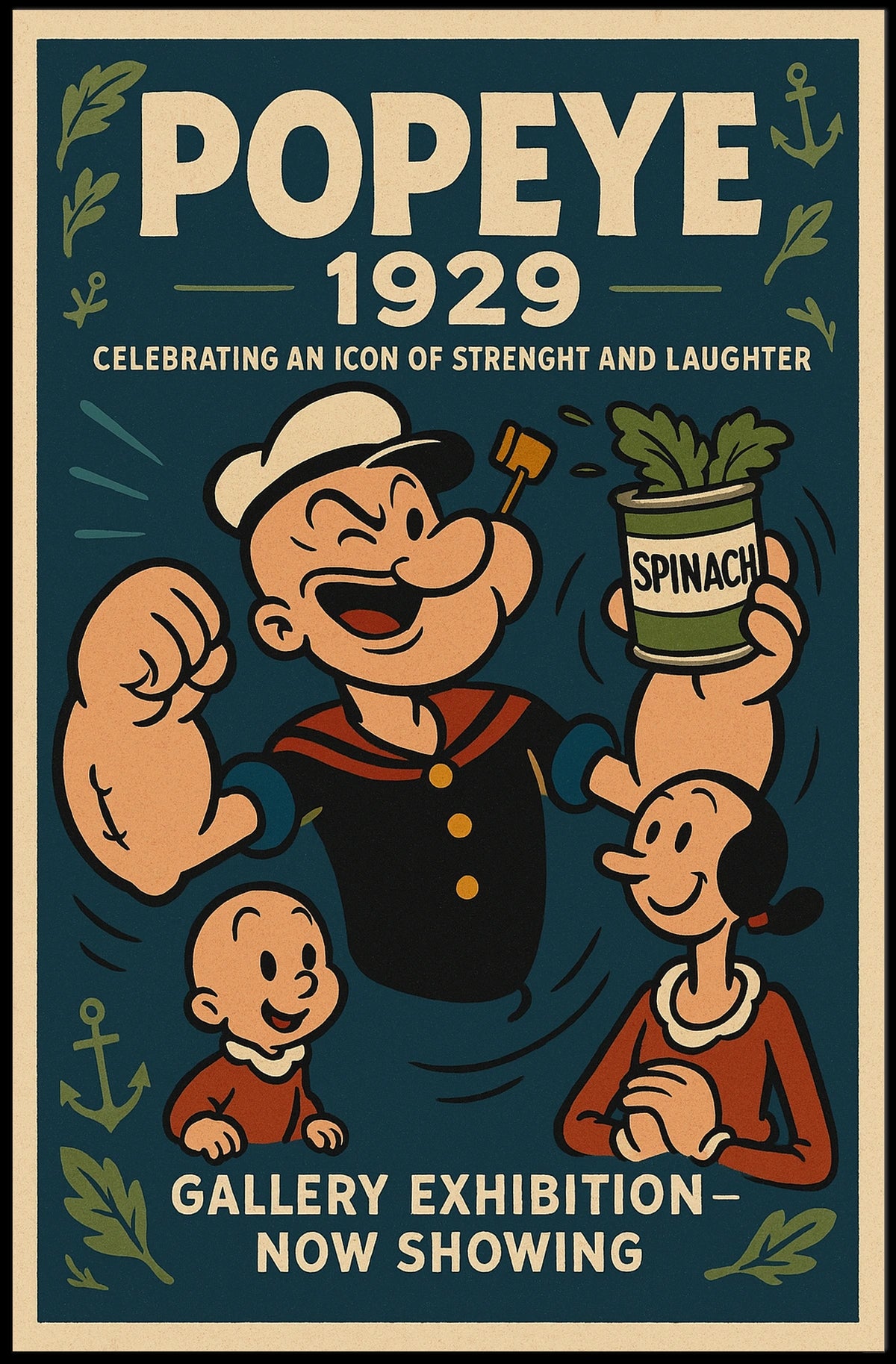 Popeye 1929 Art Poster POP-175