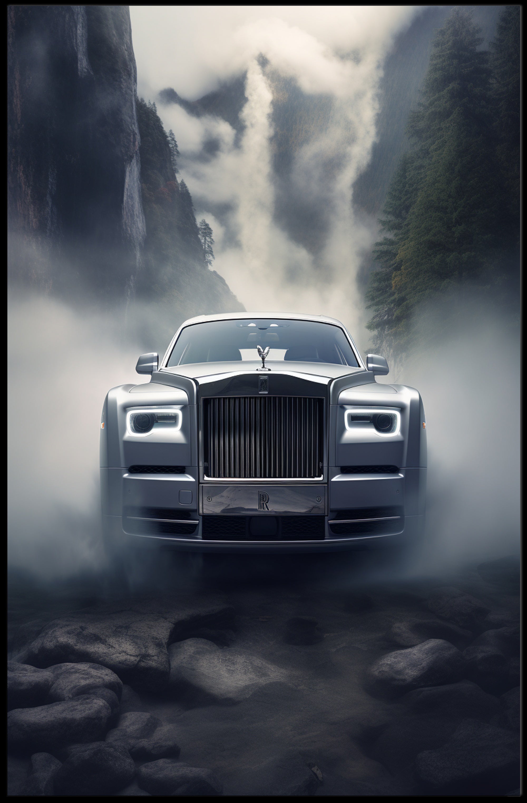 Luxury in the Mist Poster PosterGoat