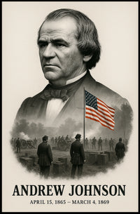 Andrew Johnson 17th President of the United States Reflections Poster