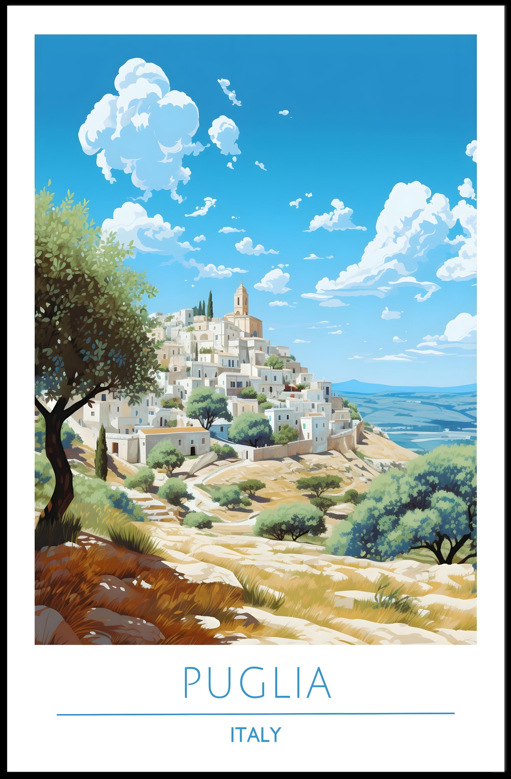 Scenic Puglia Poster