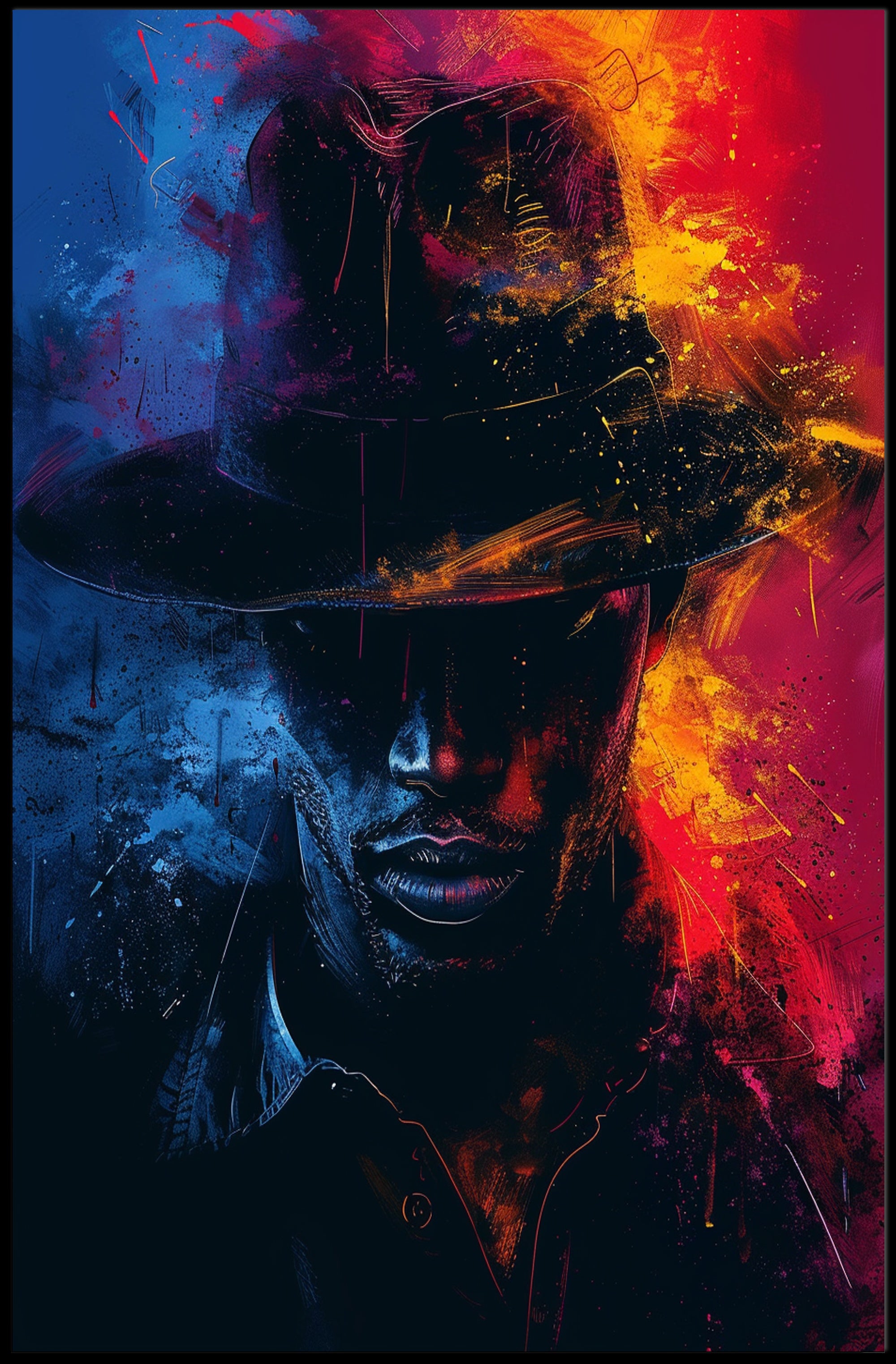 Vivid Shadows Poster PosterGoat