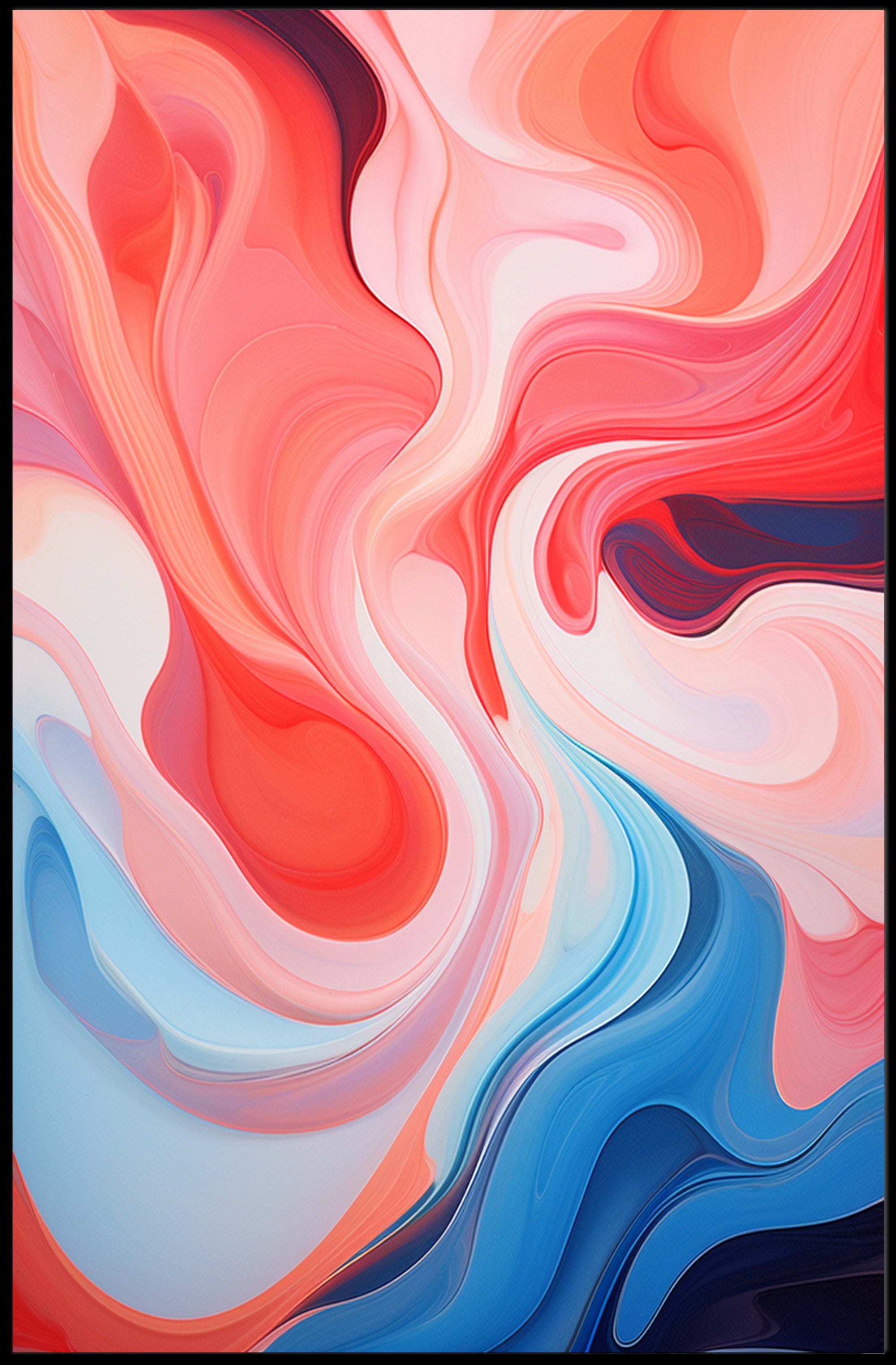 Abstract Fluidity Abstract Poster