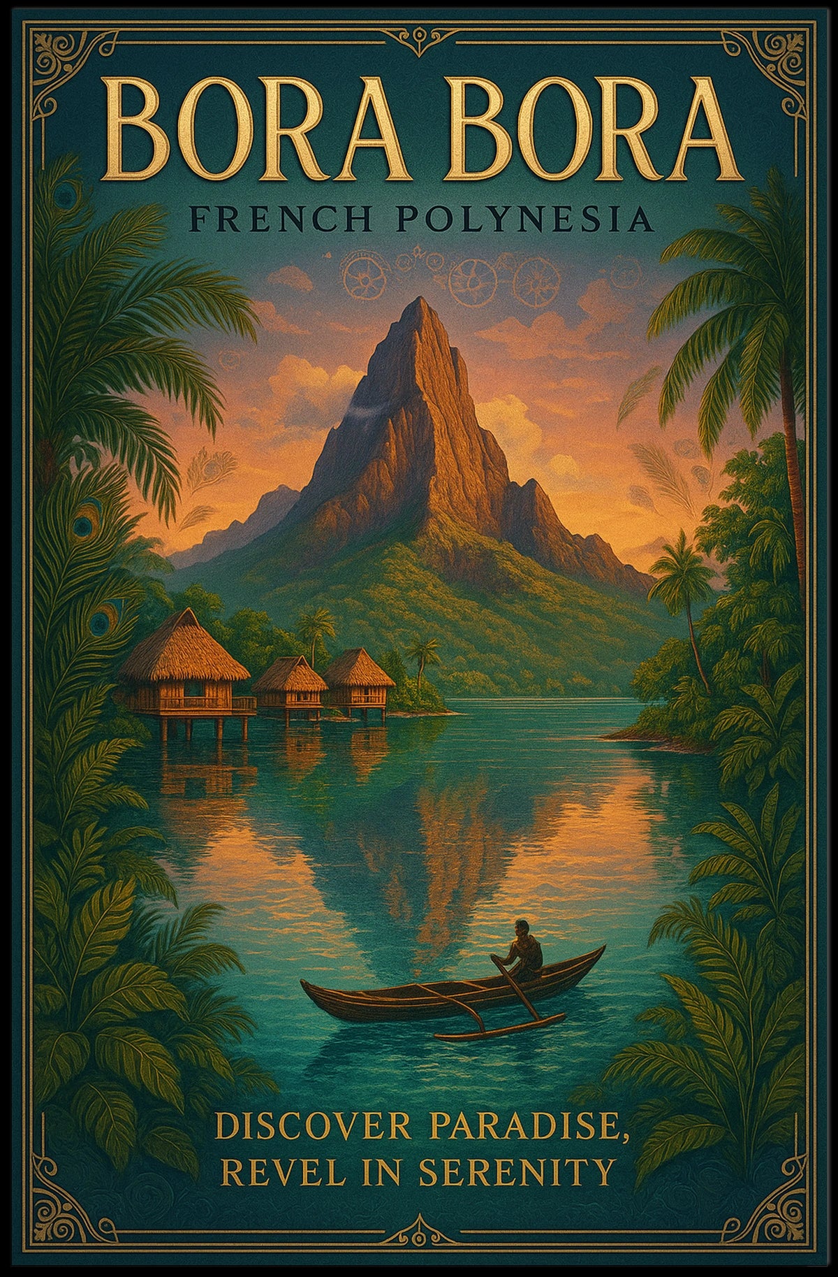 Bora Bora Discover Paradise Poster