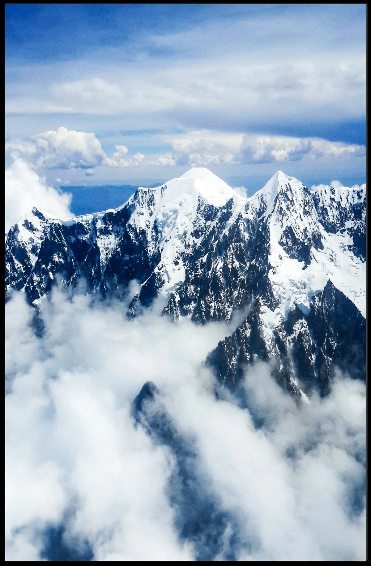 Majestic Mountain Peaks Poster