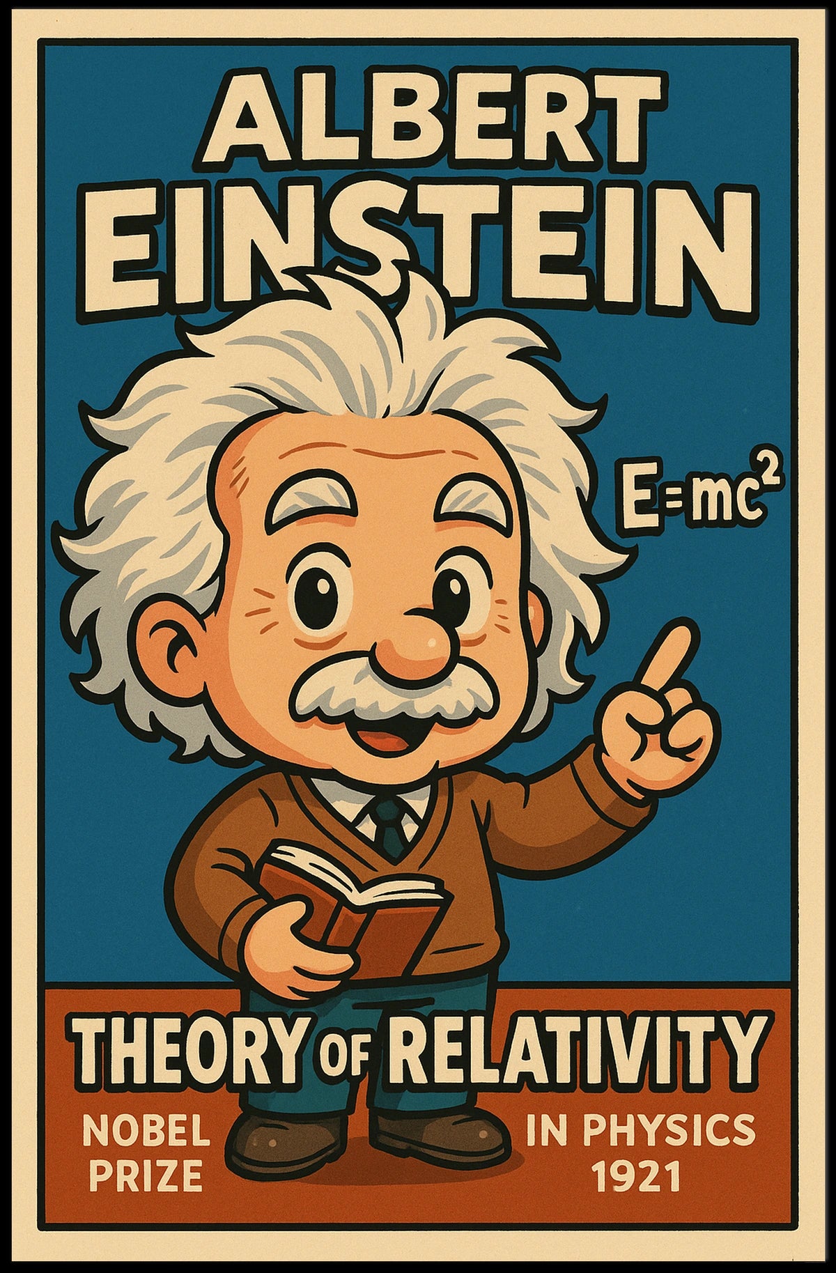 Albert Einstein Theory Of Relativity Poster