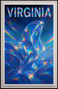 Virginia A Kaleidoscope Of Color Poster