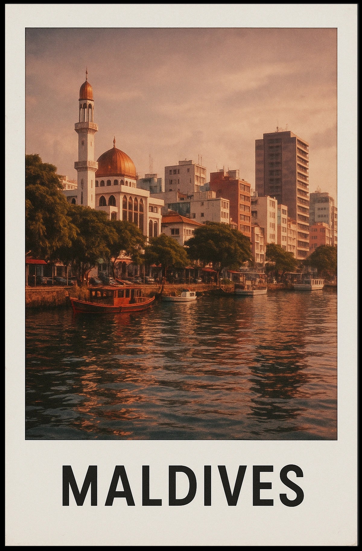 Maldives Serenity Poster