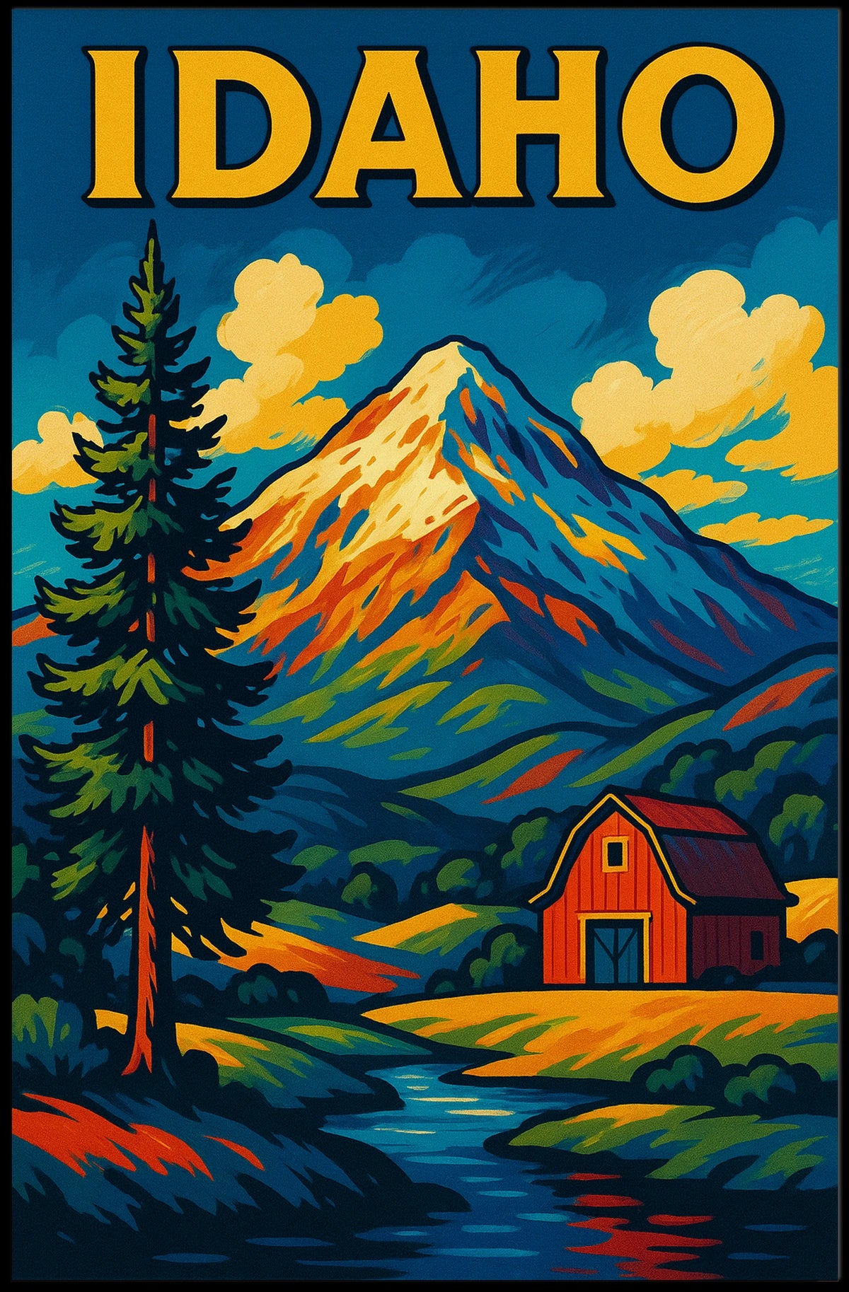 Idaho Landscape Poster