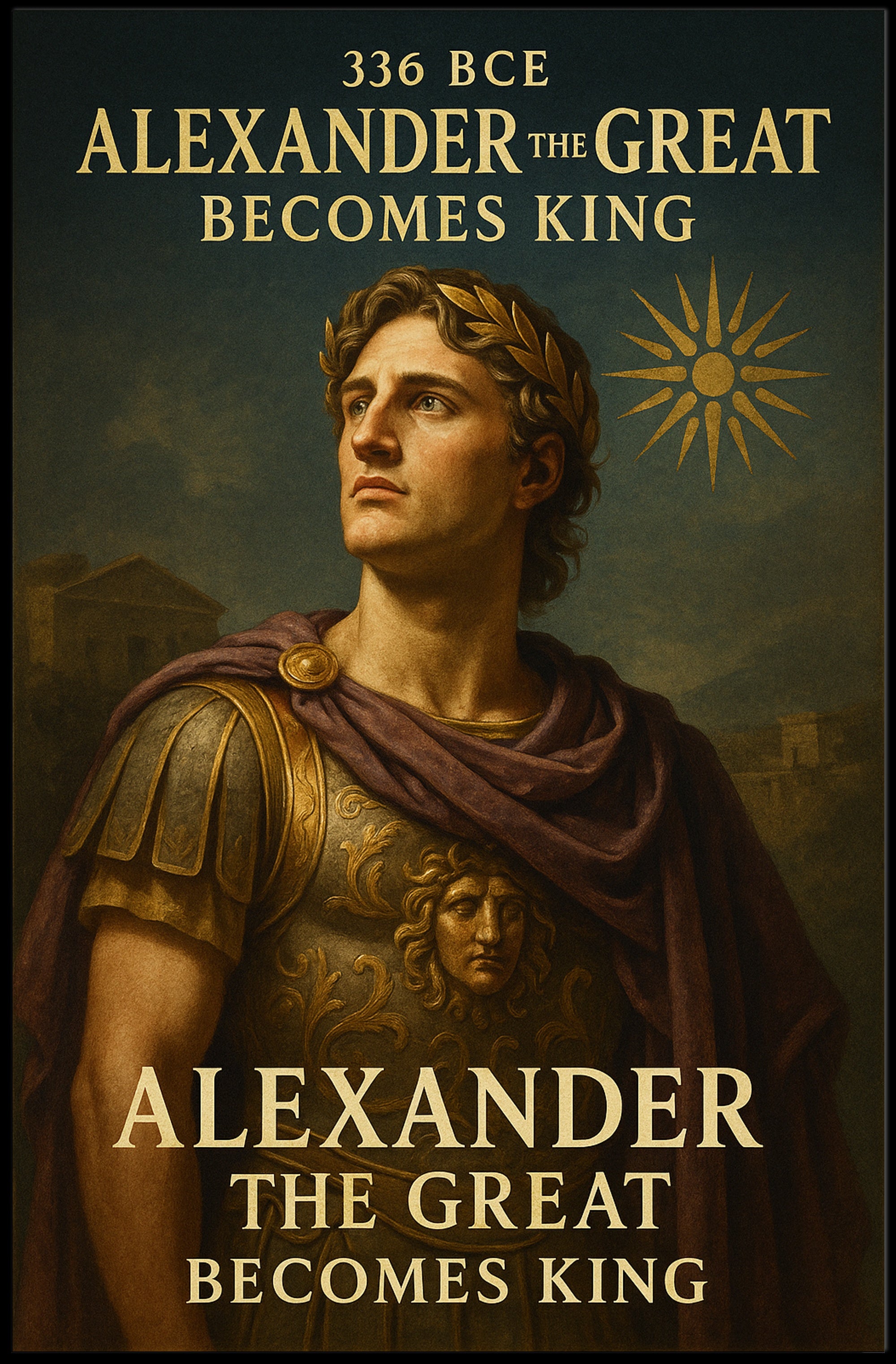 Alexander the Great Becomes King Poster PosterGoat