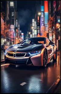 Sleek Night Drive Poster PosterGoat