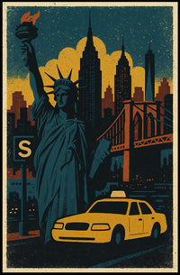 Iconic New York City Poster For Modern Home Decor Fans
