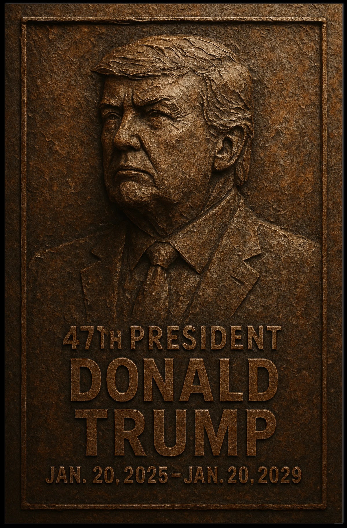 Donald Trump 47th President Poster