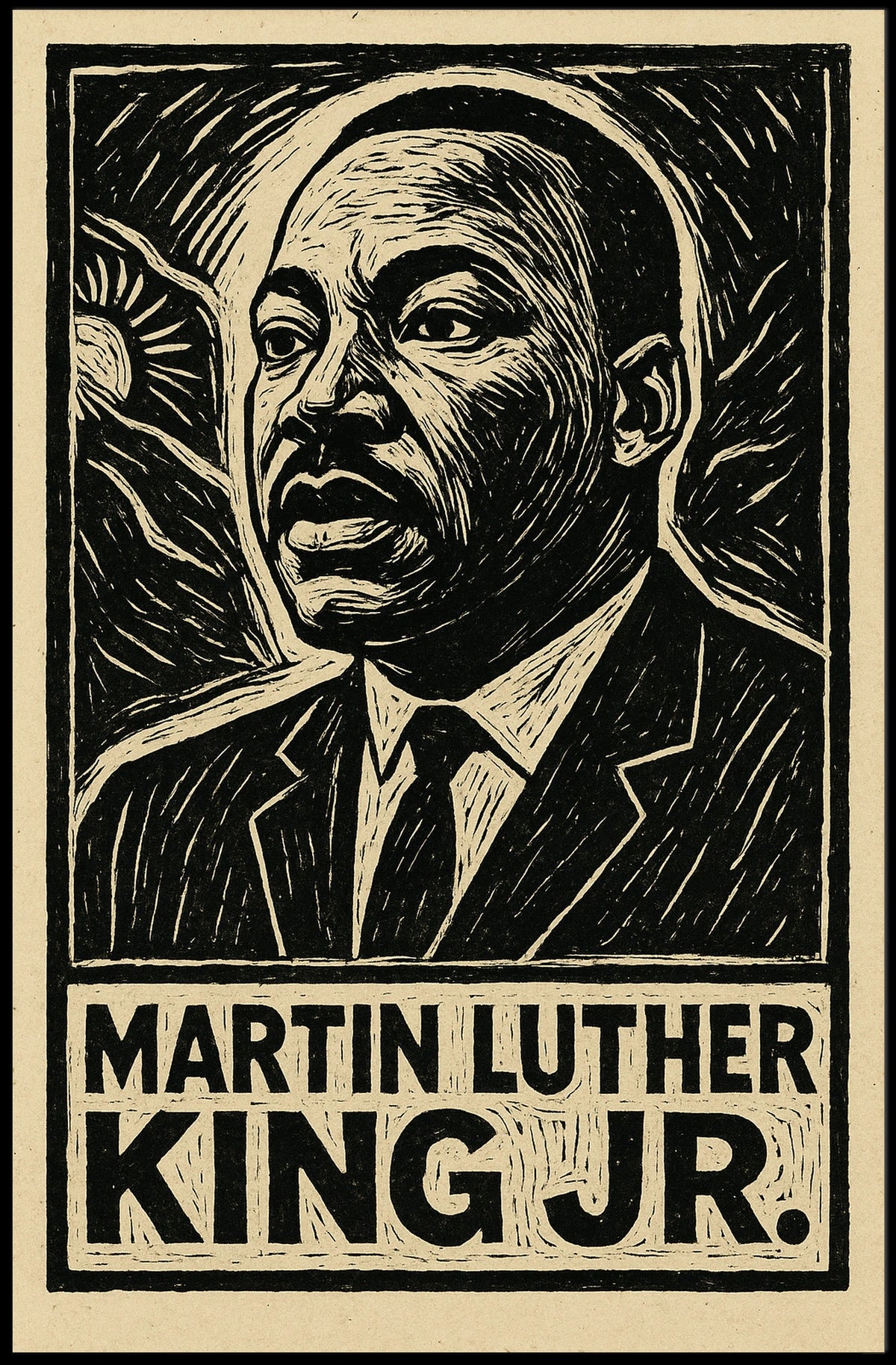 Martin Luther King Jr. Inspirational Poster