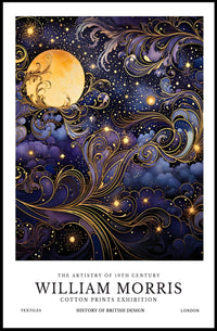William Morris Cotton Prints Exhibition Poster