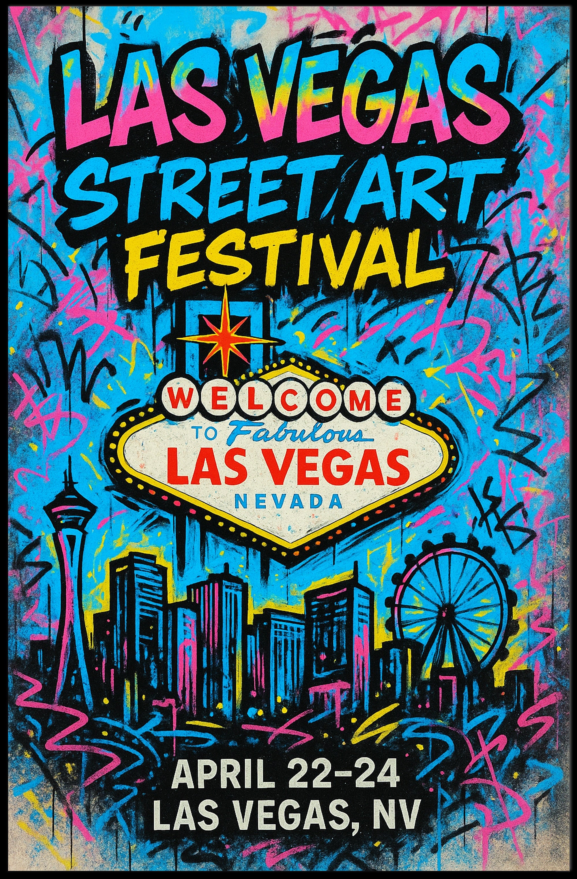 Las Vegas Street Art Festival Poster