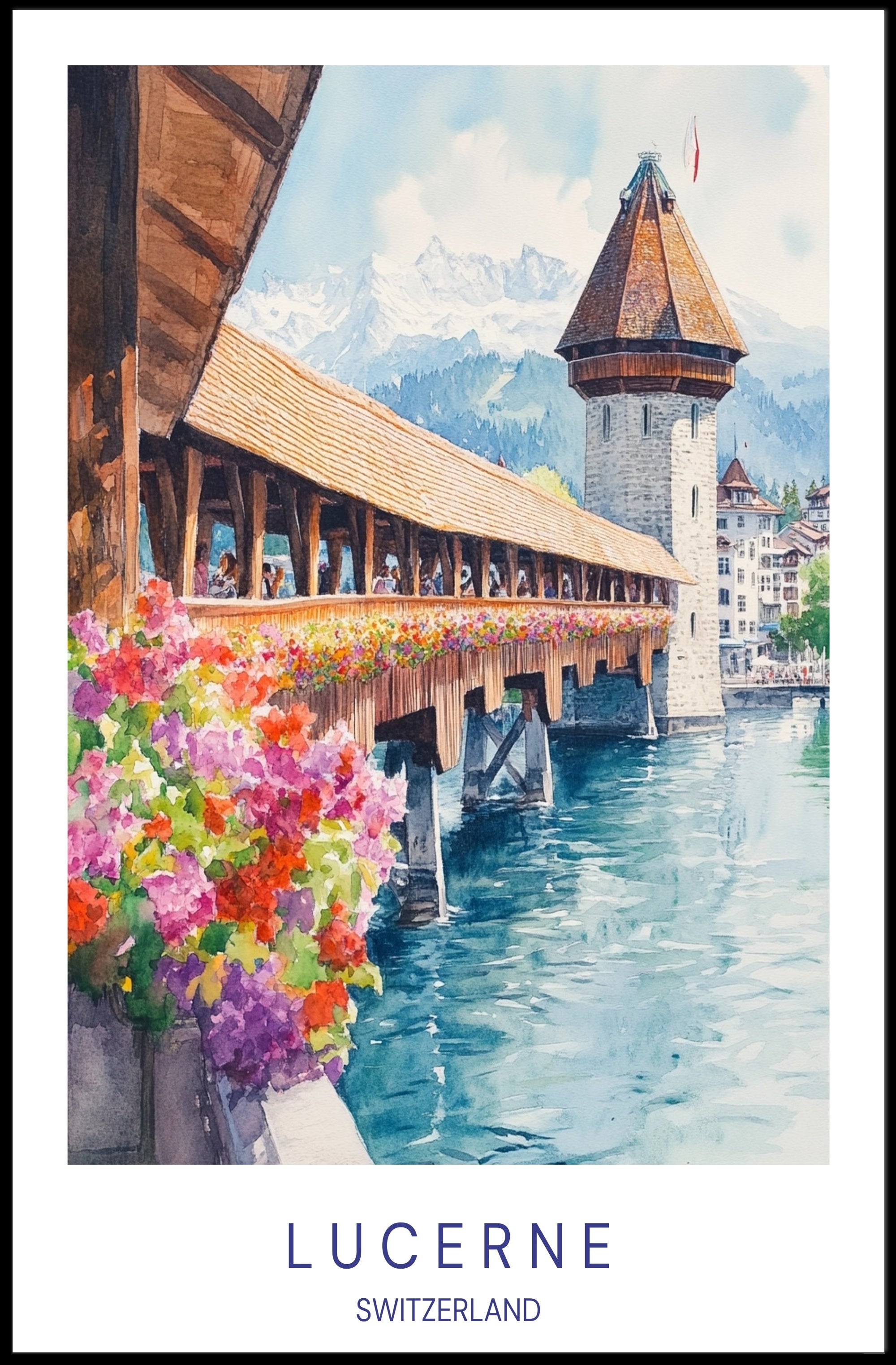 Lucerne Charm Poster PosterGoat