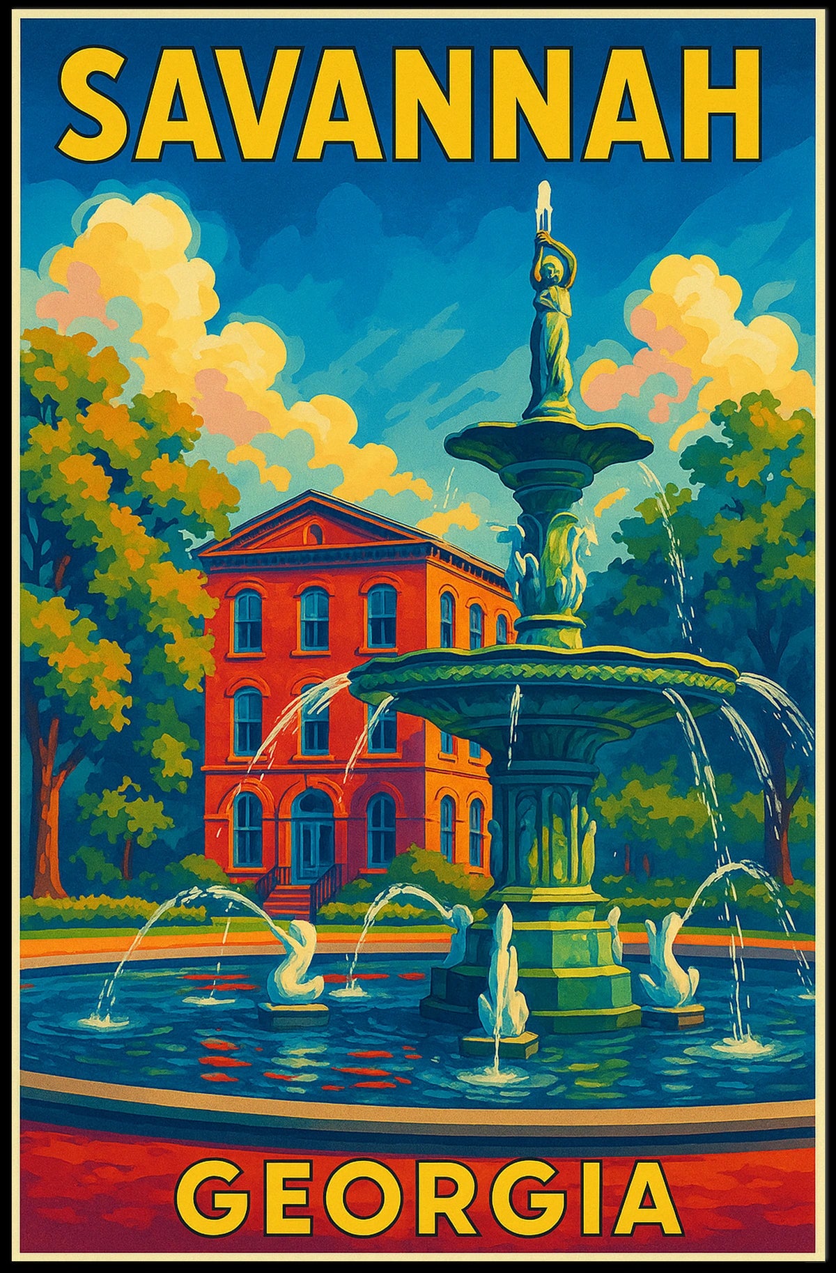 Savannah, Georgia Poster