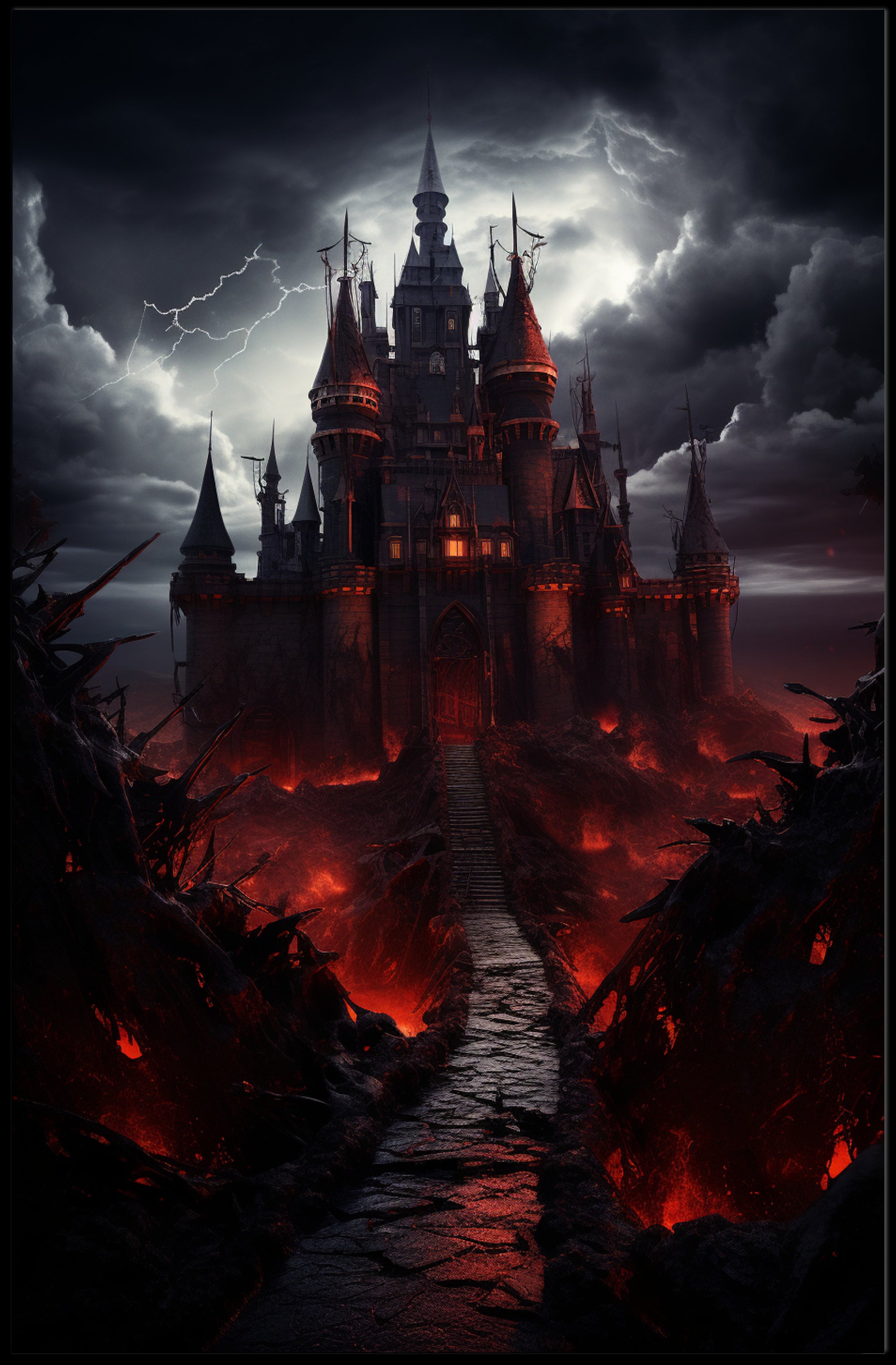 Castle Of Shadows Poster PosterGoat