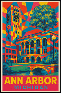 Ann Arbor, Michigan Poster