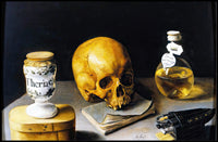 Memento Mori Still Life Dutch Golden Age Artistic Poster
