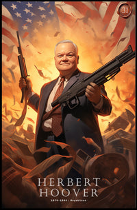 Dynamic Tribute to Herbert Hoover Poster