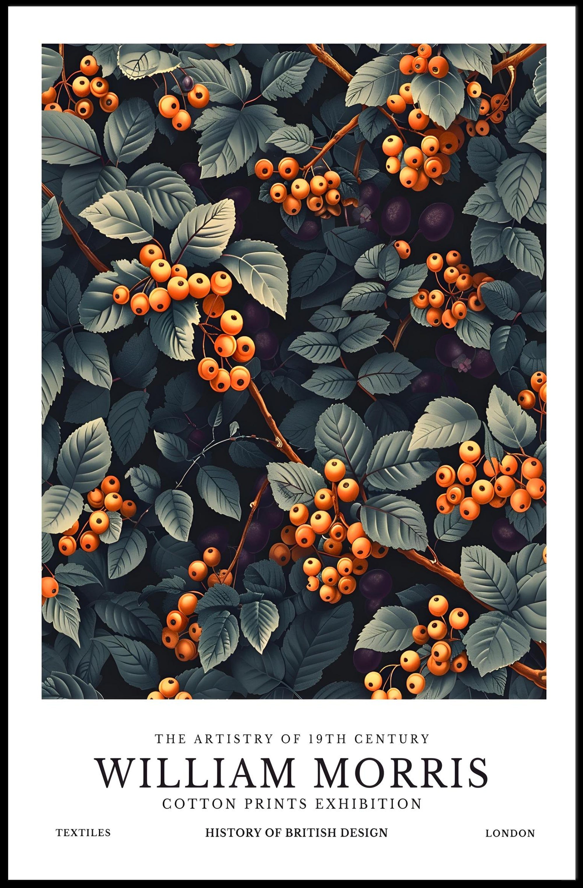 William Morris 19th Century Art Poster