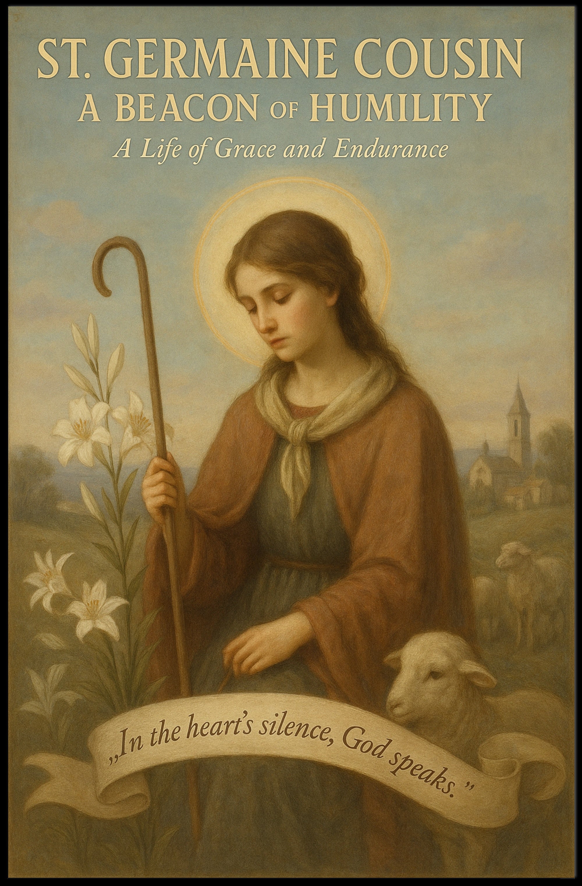 St. Germaine Cousin A Beacon of Humility Poster