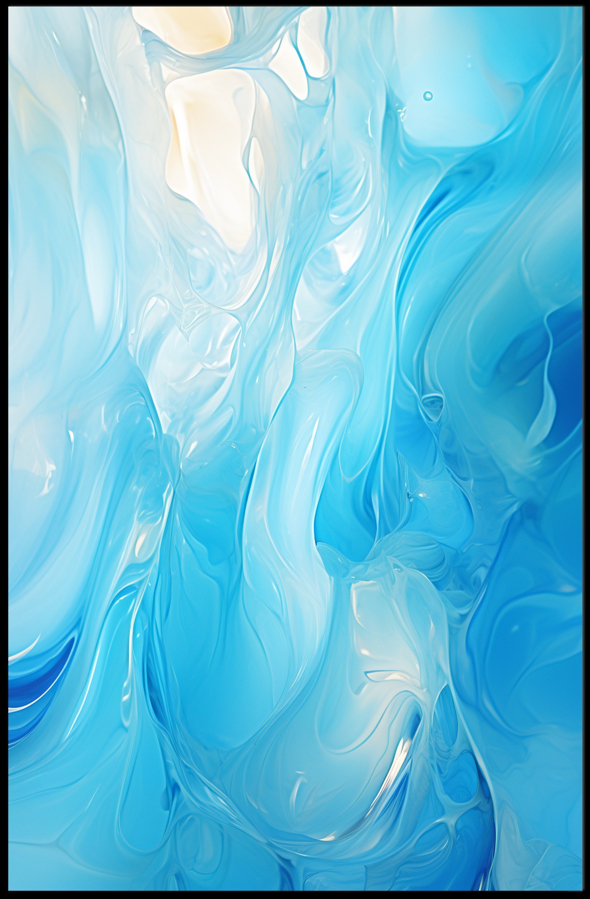 Oceanic Whirl Poster