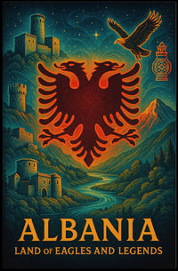 Albania Land of Eagles and Legends Poster