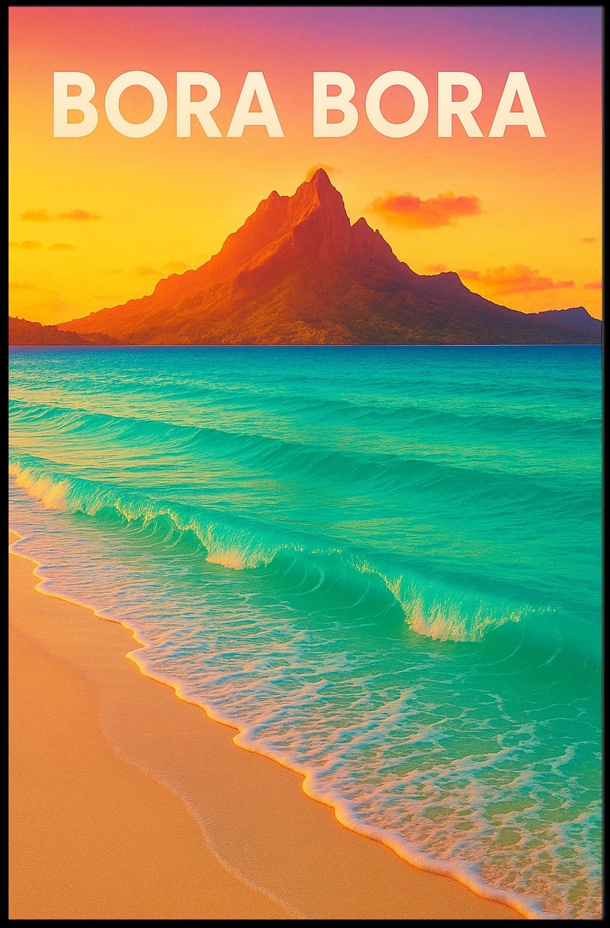 Bora Bora Paradise Poster