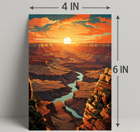 Grand Canyon Sunset Poster