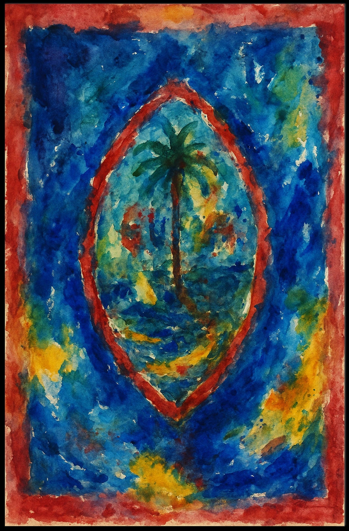 Vibrant Oasis Poster