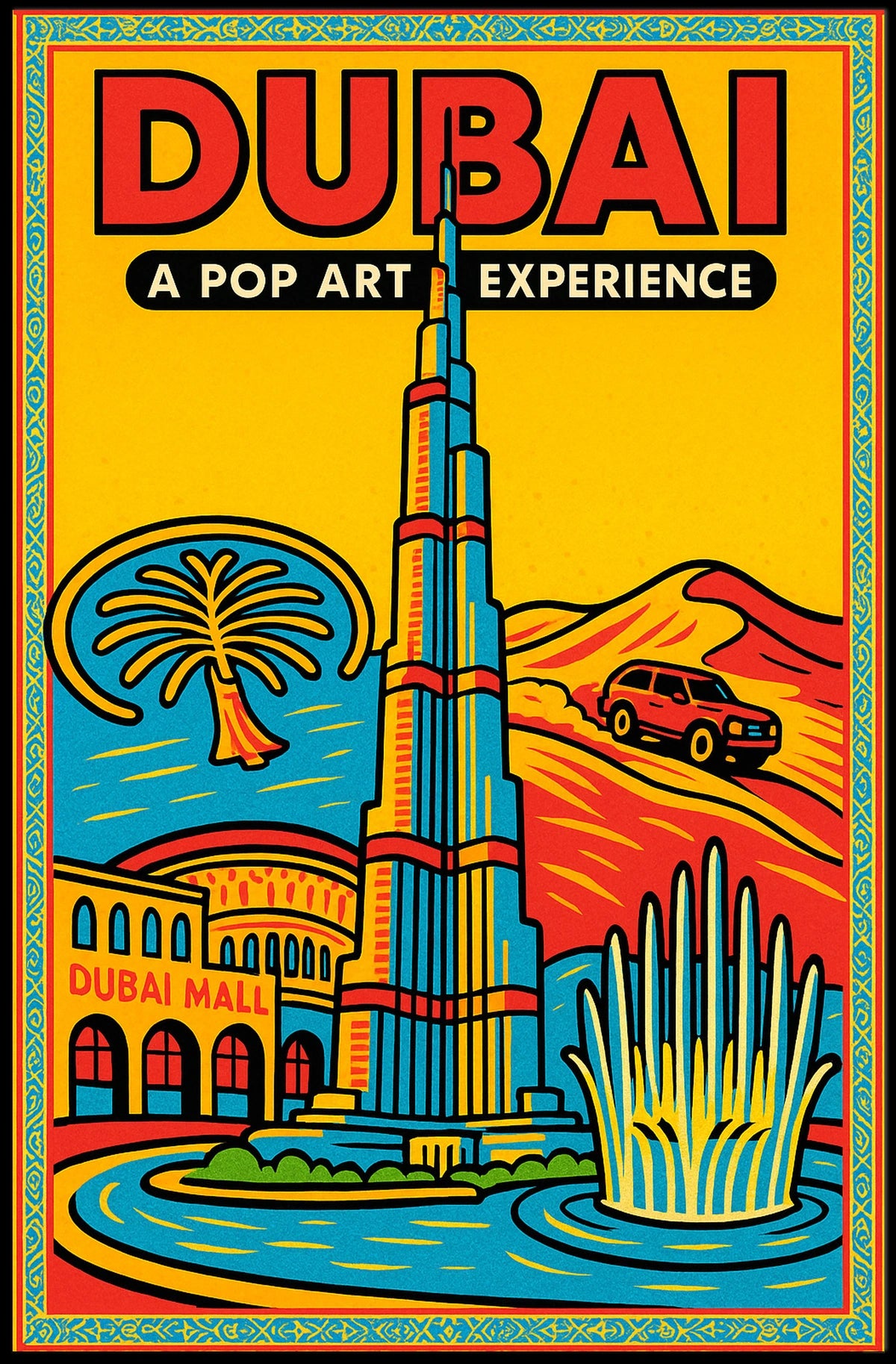 Dubai A Pop Art Experience Poster