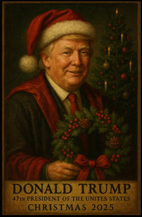 Festive Christmas 2025 Celebration Political or Propaganda Poster