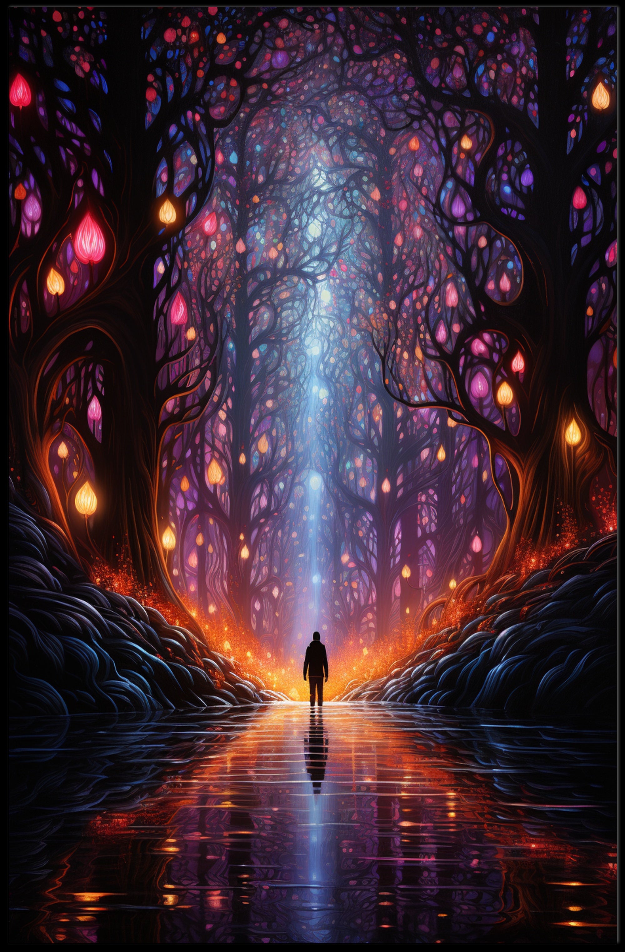 Enchanted Forest Journey Poster