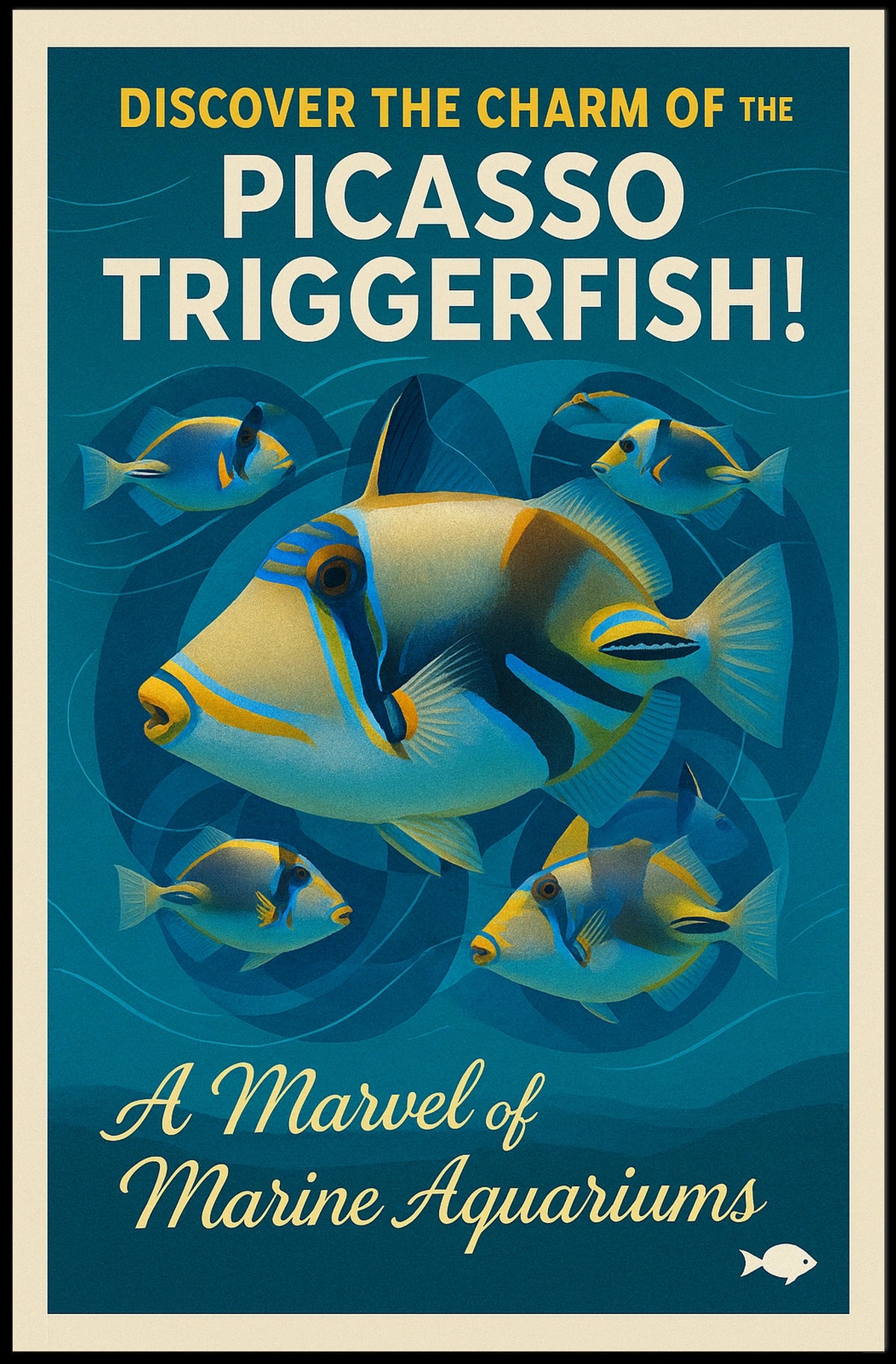 Discover the Charm of the Picasso Triggerfish Poster